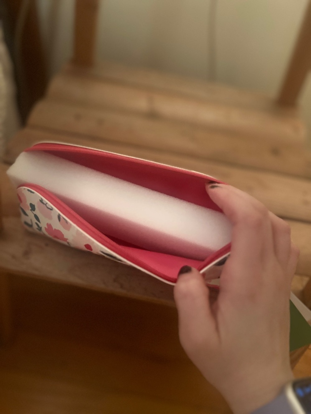 Kate Spade Floral Pencil Case - Picture 5 of 15